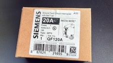 UPC 887621216559 product image for Siemens QF120A 20 Amp Circuit Breaker GFCI | upcitemdb.com