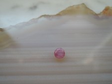 Echter Rubin  rund facettiert Schmuck Edelstein Fasserstein Schmuckstein 254