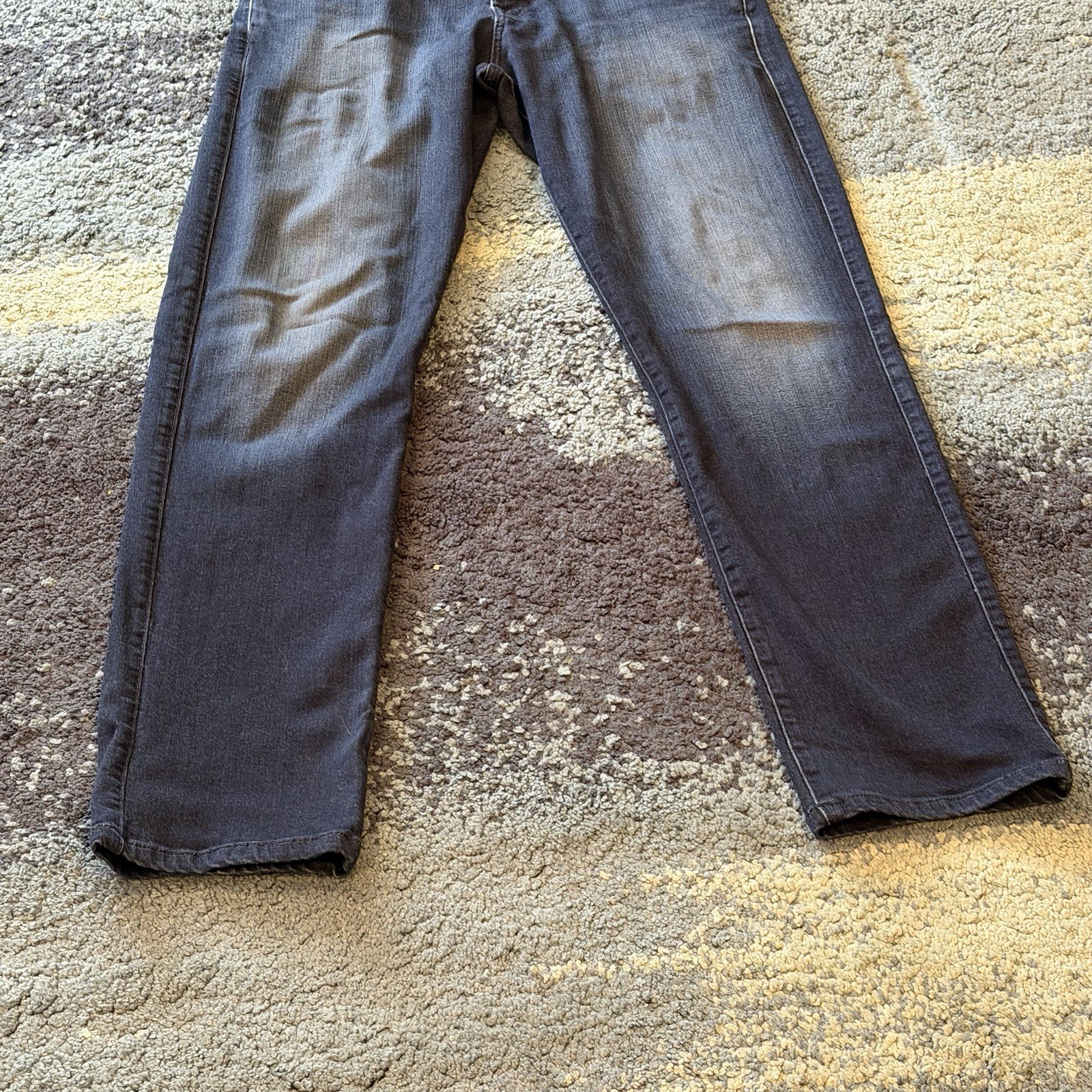 AG Adriano Goldschmied Jeans Mens 31x34 Dark Wash Blue Straight Denim Pants thumbnail 3