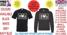 New World Order NWO Retro Adult/Kids Hoodie and T Shirt Wrestling WCW AEW