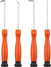 4-Piece Pick and Hook Set, Car Auto Oil Seal/O-Ring Seal Gasket Pick Mini Hooks