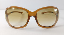 Tom Ford JENNIFER TF8 602 Brown Frame Oversize Square Lens Women's Sunglasses 