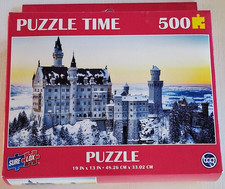 Puzzle Time Neuschwanstein Castle Jigsaw Puzzle 500 Piece Sure-Lox TCG 19x13