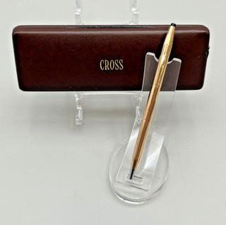 Cross 1/20 14K Gold Filled Ballpoint Pen #1502 w/Box 🇺🇸 NO ENGRAVING & WORKING