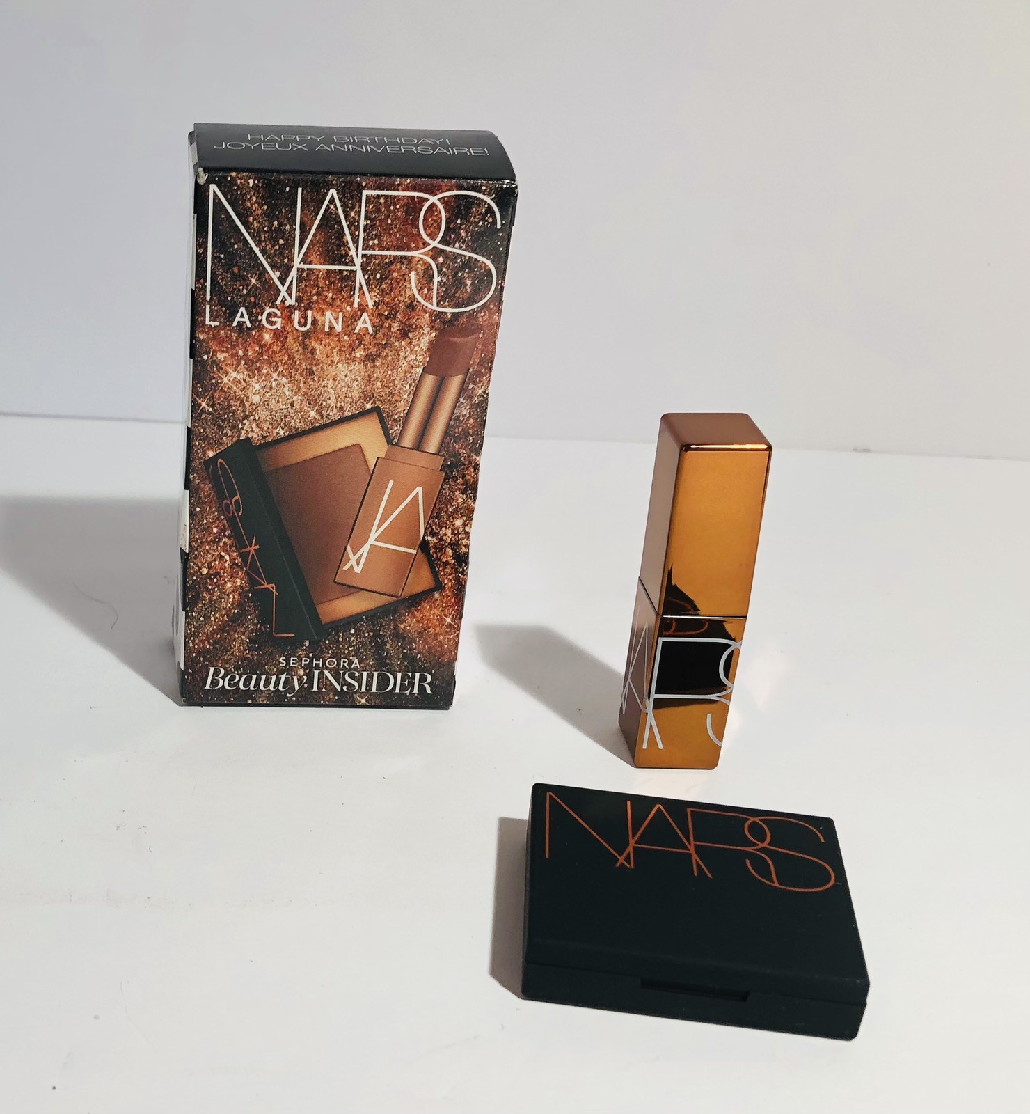 NARS Laguna Sephora Beauty Insider Mini Set 2 Pc Bronzing Powder & Lip Balm New