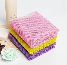 African Exfoliating Net Sponge Long Shower Bath Wash Cloth Body Scrub 3 or 6 PK
