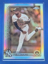 2025 Topps Chrome Base Devin Williams Sepia Refractor New York Yankees #153