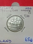 Poland silver coin 2 zlote 1936 UNC condition