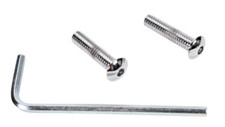 Drag Specialties DS-190871 Point Cover (button-head) Chrome Socket-Head Bolt Set