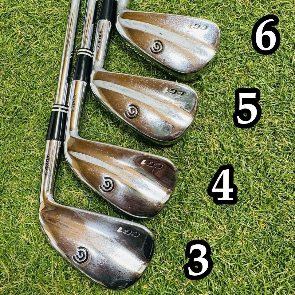 ◼️8pcs◼️ Cleveland CG1 Muscleback Iron Set 8clubs 3-9,P Dynamic Gold Flex S300 - Image 2 of 4