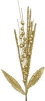 Clayre & Eef Weihnachtsdeko Gold 12X5X63 Cm Kunststoff Festlich Elegant