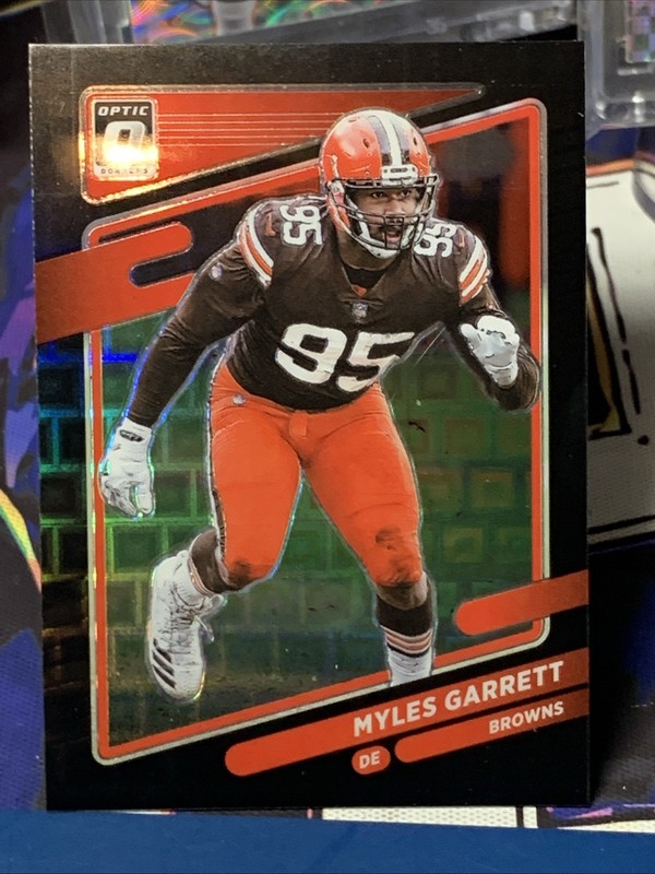 2021 Panini Donruss Optic - Myles Garrett #143 Black Pandora Prizm /25