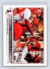 Dugout Congratulations 2022 Topps #416 - Los Angeles Angels