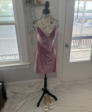 Victoria's Secret Pink Velvet Full Slip Adjustable Straps Wireless Size S