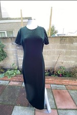 ZARA VELVET MIDI DRESS SIZE Xs L. XL. Green 2731/337 Bloggers Favourite BNWT
