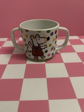 Maisy Mouse Lucy Cousins Petit Jour Melamine Cup Black Cat 2 Handle VGC