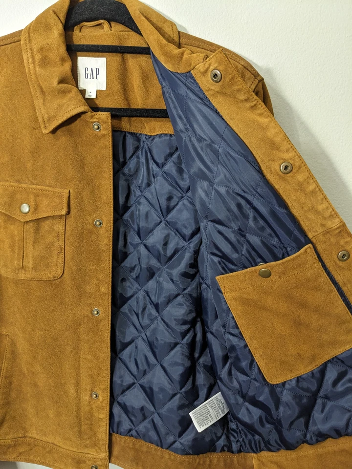 Gap Suede Shirt Jacket - Image 3 of 4