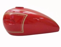 Ariel 500Cc Benzin Kraftstofftank Aluminium Rot Lackiert S2U