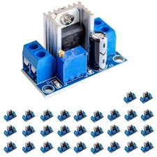 30 Packs LM317 DC-DC Circuit Board Module Linear Regulator LM317 Adjustable V...