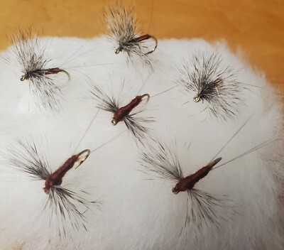Rusty Spinner Selection, Ken's Hackle Wing Rusty Spinner Selection 6 or 12 flies