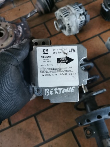 Opel Astra G Airbag Steuergerät Siemens 1923594 GM 09174006