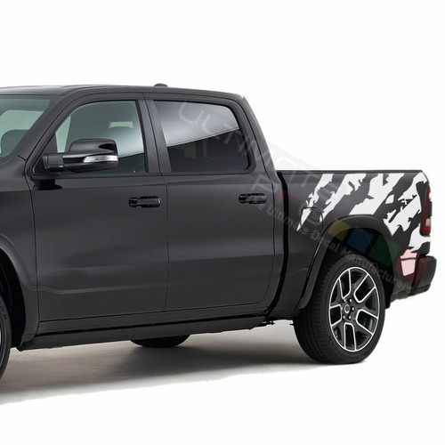 Sticker for Dodge Ram Crew Cab 1500 Sport Bed Side Graphics Design Decal Vinyl - 第 4/7 張圖片