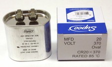 Air Conditioning HVAC Oval Fan Motor Run Capacitor 20 MFD 370 Volts