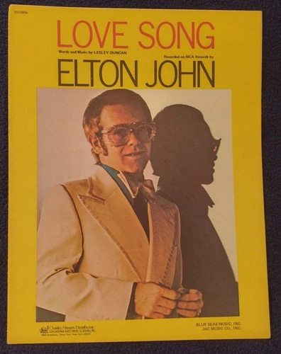 Elton John: Love Song Sheet Music