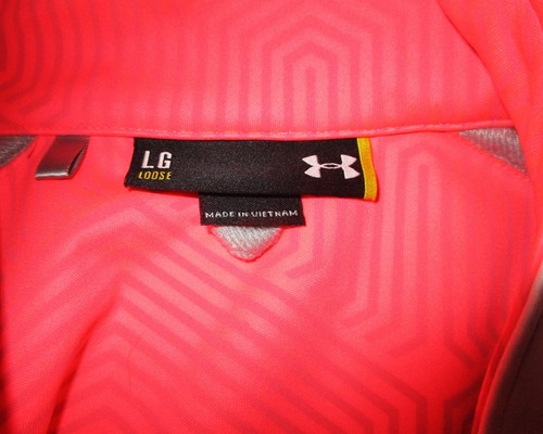 Chaleco de golf UNDER ARMOUR beige cremallera completa talla L - Imagen 6 de 6