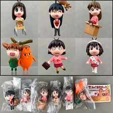 Vintage Bandai Azumanga Daioh Swing Vol 3 Complete 6pc Set Anime Keychain Figure