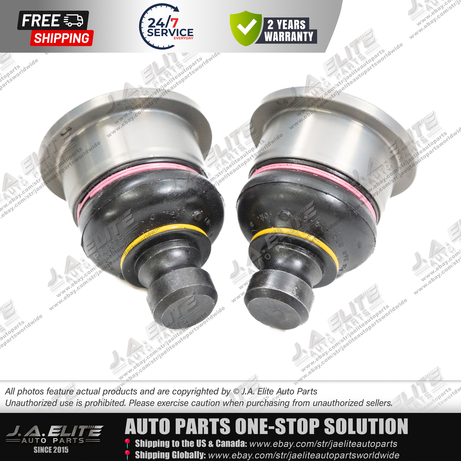 6pcs Front Upper Control Arm Ball Joint & Bushing fit Bentley Mulsanne