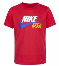 MIA HAMM, USA NIKE T SHIRT, USA LOGO, new/tag, size GIRLS SMALL, COLOR RED