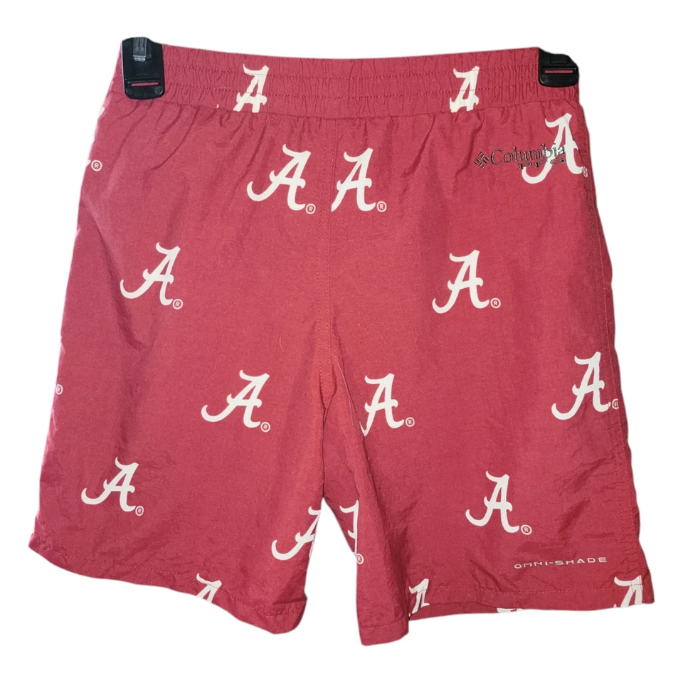 Pantalones Cortos de Natación Columbia Alabama Crimson Tide Talla Mediana Usados en Excelente Condición para Niños Foto 2 de 3