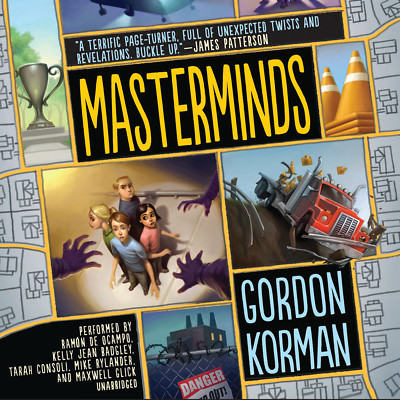 Masterminds by Gordon Korman 2015 Unabridged CD 9781481532914
