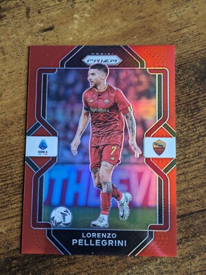 LORENZO PELLEGRINI /99 Panini Chronciles Prizm 2022-23 Serie A #210 Red Prizm