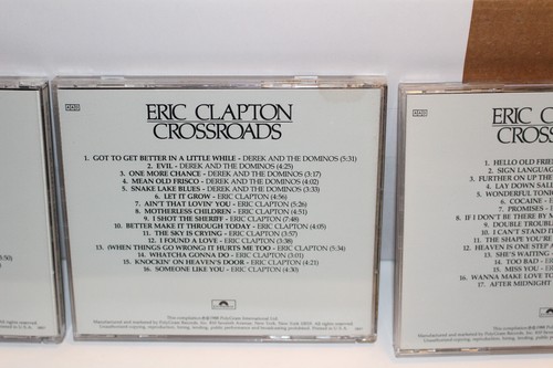 Eric Clapton Crossroads CD discs 2, 3 & 4 ONLY (sorry, no #1) like new - Picture 6 of 7