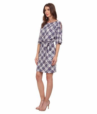 ity jersey dress Friends Like These ITY FLUTTER SHORT SLEEVE MIDI - Jersey dress - burgundy  red/red