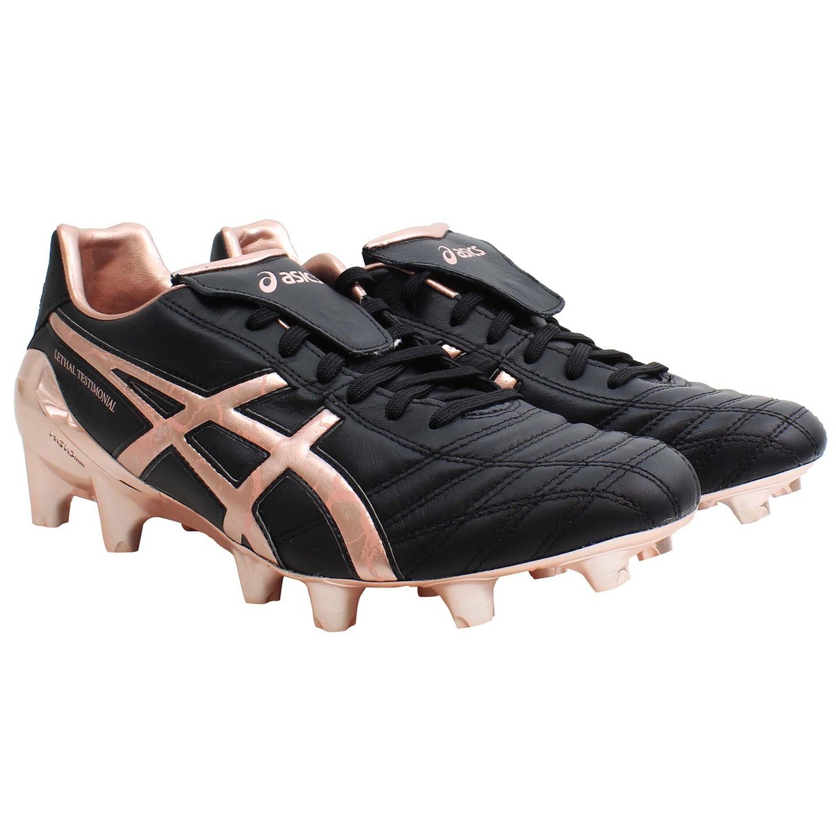 Asics Lethal Testimonial IT Lace-Up Black Mens Rugby Shoes
