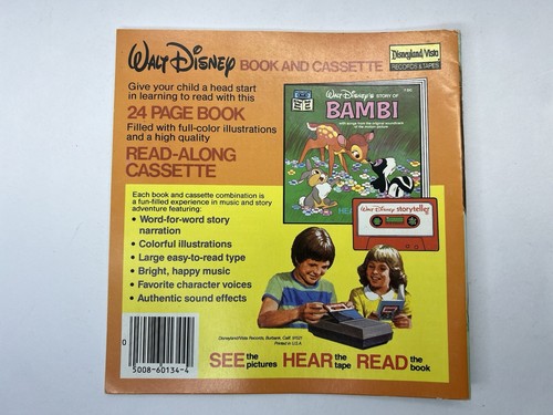 2 Vintage Walt Disney Read Along Books Dumbo And Robin Hood Books Only 1970s - Picture 6 of 14