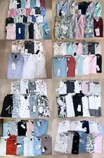 NEW Denim and Flower Men's Button Front Casual Short Sleeve Shirt S/M/L/XL