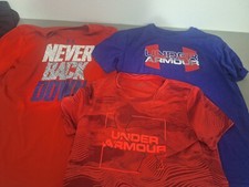 Boys Under Armour Shirt Lot, Size Yxl