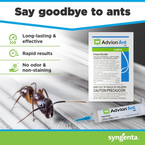 Advion Ant Control Bait Gel ~ CHOOSE 1 to 20 TUBES ~ Fast Ship! ~ 100% AUTHENTIC - Picture 16 of 31