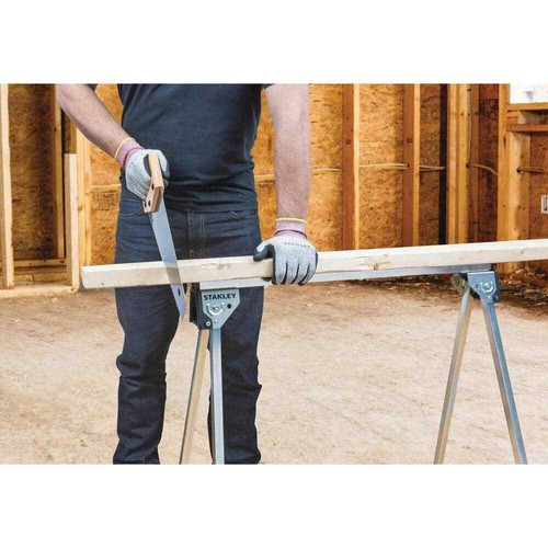 Sawhorse Saw Horse Folding 29 inch Metal Work Heavy Duty Steel - Picture 4 of 12