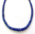 HSN Jay King Sterling Silver Graduated Lapis Faceted Bead 18" Necklace — photo 2