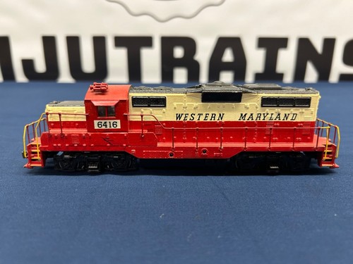 Athearn HO Custom Western Maryland #6416 GP-9 Low Nose Diesel Engine DC NO BOX