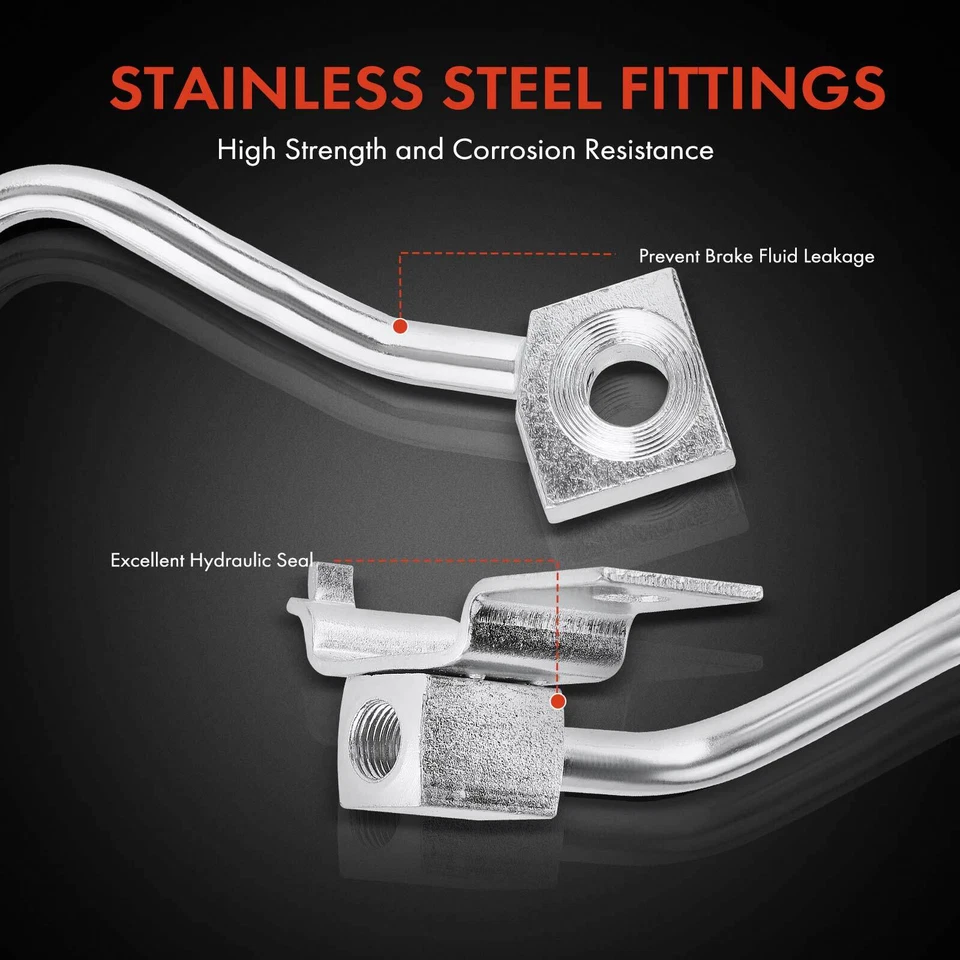 Manguera hidráulica de freno trasero izquierdo para Ford Thunderbird 2003-2005 Lincoln LS 03-06 Foto 4 de 4