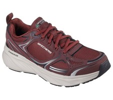 Skechers Shoes Men Sport Memory Foam Cushion Casual Walk lace up Burgundy 232844
