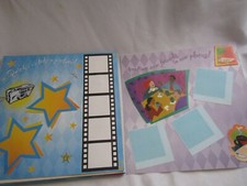 Two Pre-Made Scrapbook Pages 12x12 VACATION