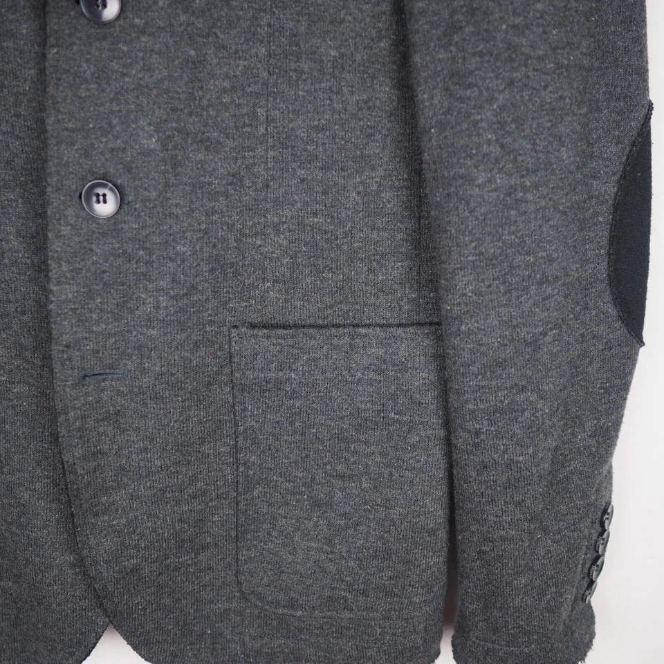 Blazer tejido parche en el codo Antony Morato ajuste súper ajustado borde crudo hombres EU 46 US 36 Foto 4 de 4