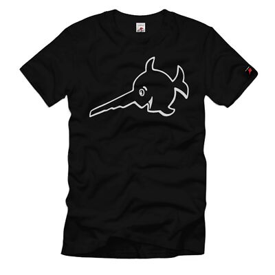 U-Boot 96 Sägefisch Schwertfisch Fisch Alfashirt Marine Wappen T Shirt #33097